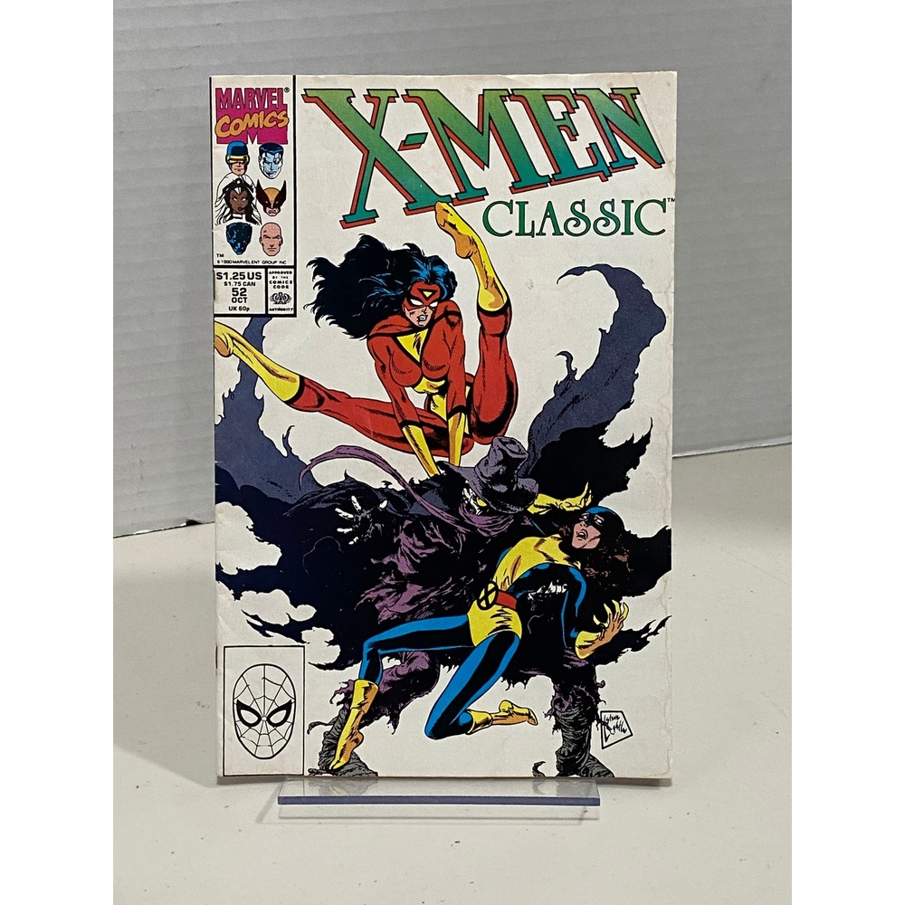 Marvel X-Men Classic Comic Book #52 Spider-Woman Shadowcat Oct 1990 Good